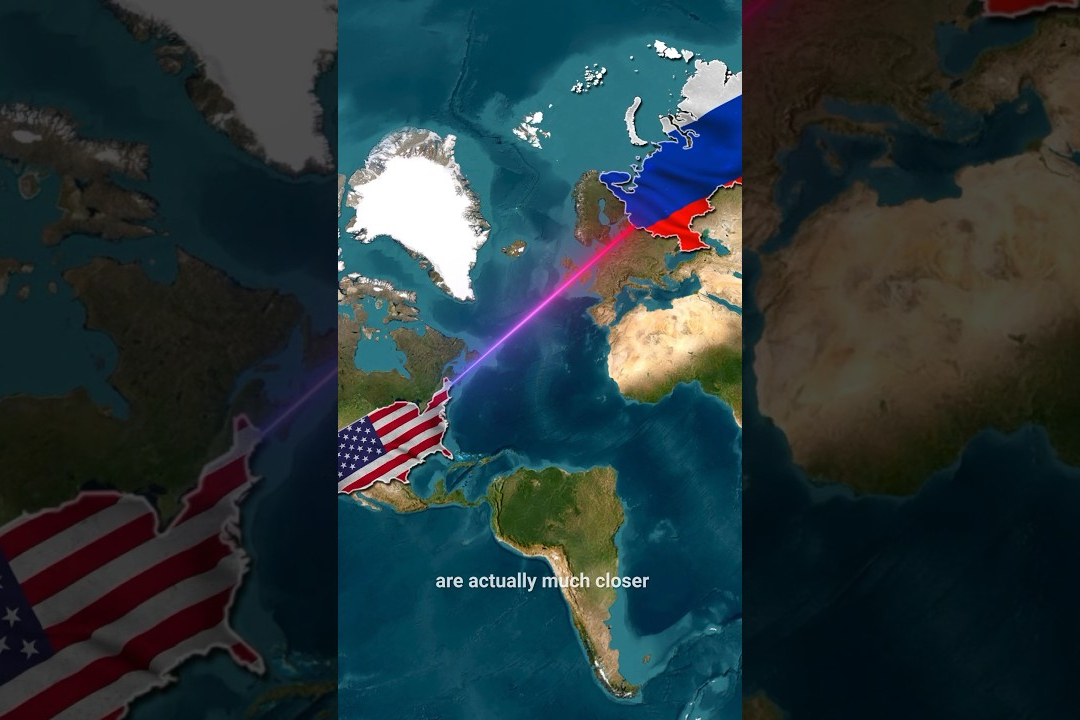 The Distance Between the US and Russia is Less Than You Think 🇺🇸 Diomede Islands📍